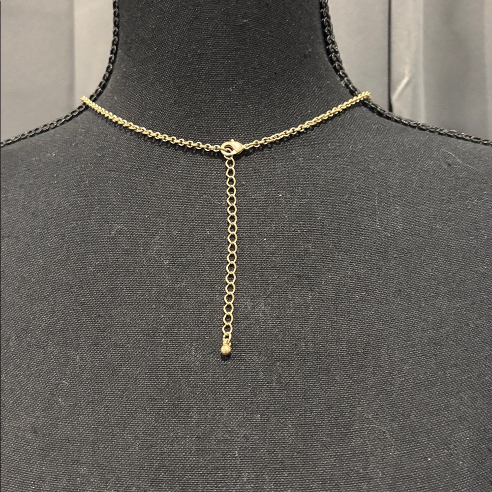 Necklace❤️Gold Heart 
with diamond stones - Picture 3 of 3